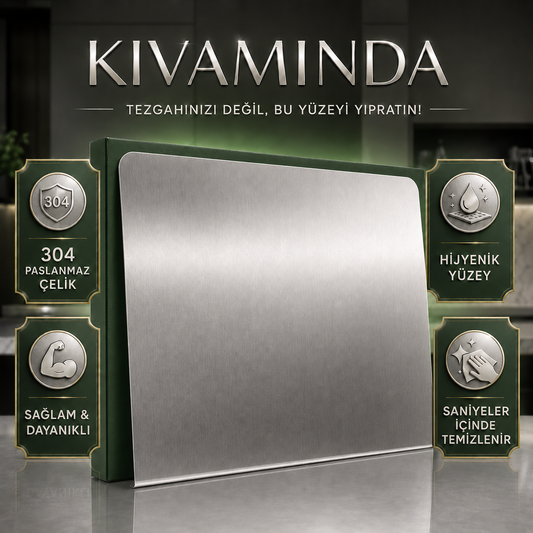 KIVAMINDA Paslanmaz Çelik Tezgahlık