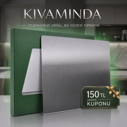 KIVAMINDA Paslanmaz Çelik Tezgahlık