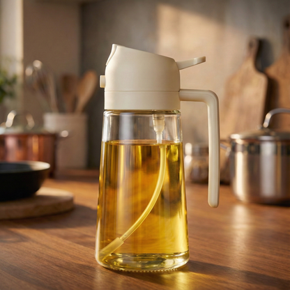 Dökme ve Püskürtme Özellikli Akıtmaz Cam Şişe