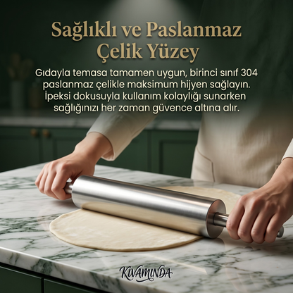 KIVAMINDA Paslanmaz Çelik Merdane
