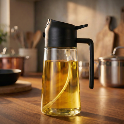 Dökme ve Püskürtme Özellikli Akıtmaz Cam Şişe